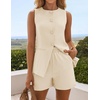 image:imageZESICA Womens 2 Piece Short Sets Business Casual Matching Set OutfitsApricot