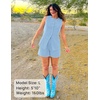 image:imageZESICA Womens 2 Piece Short Sets Business Casual Matching Set OutfitsBlue