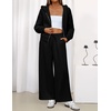 image:imageZESICA Womens 2 Piece Zip Up Sweat Sets Fall Airport Travel OutfitsBlack