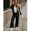 image:imageZESICA Womens 2 Piece Zip Up Sweat Sets Fall Airport Travel OutfitsBlack