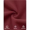 image:imageZESICA Womens 2 Piece Zip Up Sweat Sets Fall Airport Travel OutfitsBurgundy