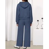 image:imageZESICA Womens 2 Piece Zip Up Sweat Sets Fall Airport Travel OutfitsNavy