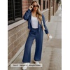 image:imageZESICA Womens 2 Piece Zip Up Sweat Sets Fall Airport Travel OutfitsNavy