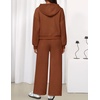 image:imageZESICA Womens 2 Piece Zip Up Sweat Sets Fall Airport Travel OutfitsRustred
