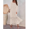 image:imageZESICA Womens 2026 Boho Long Sleeve Fall Maxi DressApricot