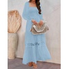 image:imageZESICA Womens 2026 Boho Long Sleeve Fall Maxi DressLight Blue