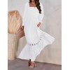 image:imageZESICA Womens 2026 Boho Long Sleeve Fall Maxi DressWhite