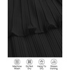 image:imageZESICA Womens 2026 Chiffon Tiered Long Sleeve DressesBlack