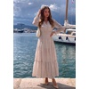 image:imageZESICA Womens 2026 Fall Boho Floral Long Sleeve Maxi DressesBeige