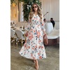 image:imageZESICA Womens 2026 Fall Boho Floral Long Sleeve Maxi DressesIvory