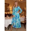 image:imageZESICA Womens 2026 Fall Boho Floral Long Sleeve Maxi DressesLakeblue