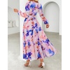 image:imageZESICA Womens 2026 Fall Boho Floral Long Sleeve Maxi DressesPurple