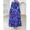 image:imageZESICA Womens 2026 Fall Boho Floral Long Sleeve Maxi DressesRoyalblue