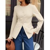 image:imageZESICA Womens 2026 Fall Business Casual Blazers Suit JacketsApricot