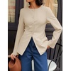 image:imageZESICA Womens 2026 Fall Business Casual Blazers Suit JacketsKhaki