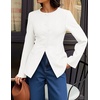 image:imageZESICA Womens 2026 Fall Business Casual Blazers Suit JacketsWhite