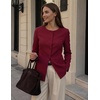 image:imageZESICA Womens 2026 Fall Business Casual Blazers Suit JacketsWine