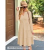 image:imageZESICA Womens 2026 Fall Long Sleeve Ruffle Midi DressesApricot