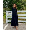 image:imageZESICA Womens 2026 Fall Long Sleeve Slimming Knit Maxi DressBlack