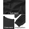 image:imageZESICA Womens 2026 Fall Long Sleeve Tops Casual Eyelet Crew Neck BlousesBlack