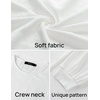 image:imageZESICA Womens 2026 Fall Long Sleeve Tops Casual Eyelet Crew Neck BlousesWhite