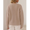 image:imageZESICA Womens 2026 Fall Winter Crewneck Oversized Printed SweatersSand