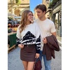 image:imageZESICA Womens 2026 Fall Winter Crewneck Oversized Printed SweatersWhite