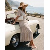image:imageZESICA Womens 2026 Summer Floral Boho A Line Maxi DressesBeige