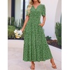 image:imageZESICA Womens 2026 Summer Floral Boho A Line Maxi DressesGreen