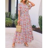 image:imageZESICA Womens 2026 Summer Floral Boho A Line Maxi DressesLightblue