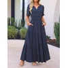 image:imageZESICA Womens 2026 Summer Floral Boho A Line Maxi DressesNavy