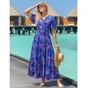 image:imageZESICA Womens 2026 Summer Floral Boho A Line Maxi DressesRoyalblue