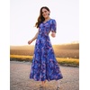 image:imageZESICA Womens 2026 Summer Floral Boho A Line Maxi DressesRoyalblue