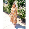 image:imageZESICA Womens 2026 Summer Floral Boho A Line Maxi DressesSunsetyellow