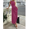 image:imageZESICA Womens 2026 Summer Sleeveless Pleated Maxi DressPlum