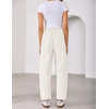 image:imageZESICA Womens Barrel Travel Pants with PocketsIvory