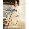 image:imageZESICA Womens Cable Knit Long Sleeve Oversized Sweaters Fall Pullover TopsWhite