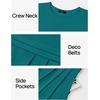 image:imageZESICA Womens Casual Summer 2026 Short Sleeve Maxi DressAqua