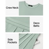 image:imageZESICA Womens Casual Summer 2026 Short Sleeve Maxi DressGreen