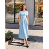 image:imageZESICA Womens Casual Summer 2026 Short Sleeve Maxi DressLight Blue