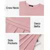 image:imageZESICA Womens Casual Summer 2026 Short Sleeve Maxi DressPink