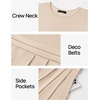 image:imageZESICA Womens Casual Summer 2026 Short Sleeve Maxi DressSandy