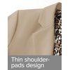 image:imageZESICA Womens Fall Business Casual Open Front Button BlazerKhaki