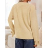 image:imageZESICA Womens Fall Cute Bow Cable Knit Pullover Cozy SweatersLight Yellow