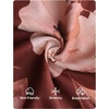 image:imageZESICA Womens Fall Floral Long Sleeve Wedding Guest Mini DressesRose Brown