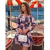 image:imageZESICA Womens Fall Floral Long Sleeve Wedding Guest Mini DressesRoyal