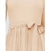 image:imageZESICA Womens Fall Long Sleeve Pleated Knit Sweater DressApricot