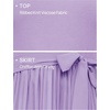 image:imageZESICA Womens Fall Long Sleeve Pleated Knit Sweater DressPurple