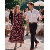 image:imageZESICA Womens Fall Long Sleeve Wedding Guest DressesCoffee