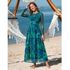 image:imageZESICA Womens Fall Long Sleeve Wedding Guest DressesGreen